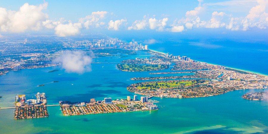 Vista aerea su Miami