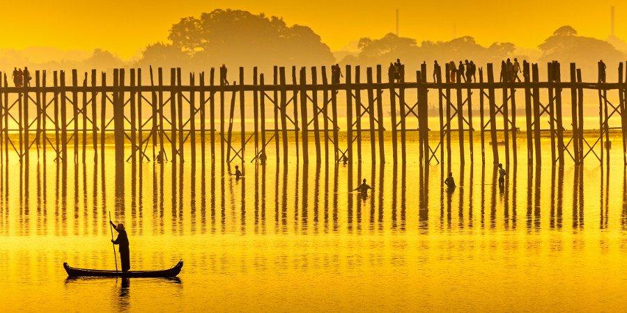 Il ponte in teak di U Bein (Myanmar)